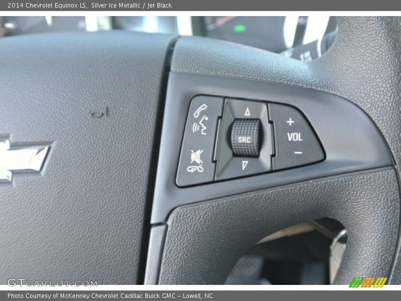 Silver Ice Metallic / Jet Black 2014 Chevrolet Equinox LS