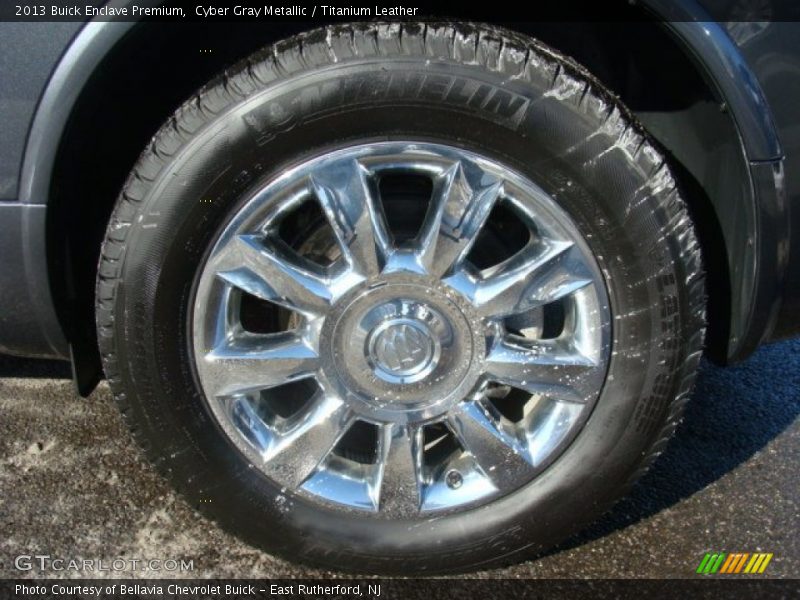 Cyber Gray Metallic / Titanium Leather 2013 Buick Enclave Premium