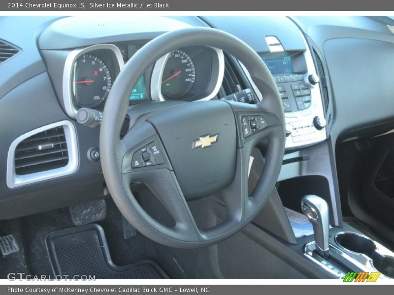 Silver Ice Metallic / Jet Black 2014 Chevrolet Equinox LS