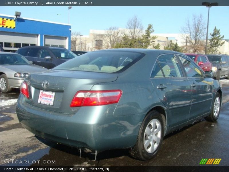 Aloe Green Metallic / Bisque 2007 Toyota Camry LE