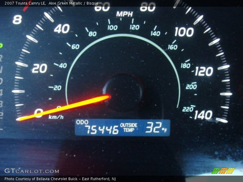 Aloe Green Metallic / Bisque 2007 Toyota Camry LE
