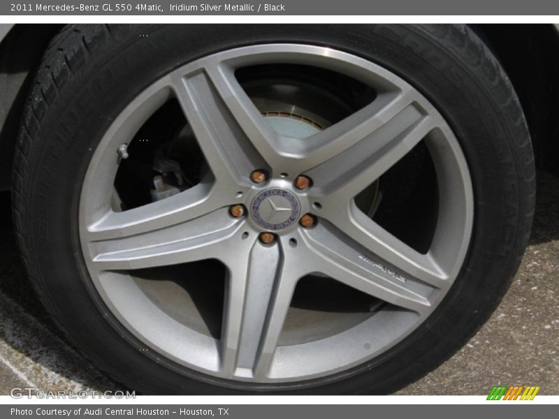 Iridium Silver Metallic / Black 2011 Mercedes-Benz GL 550 4Matic