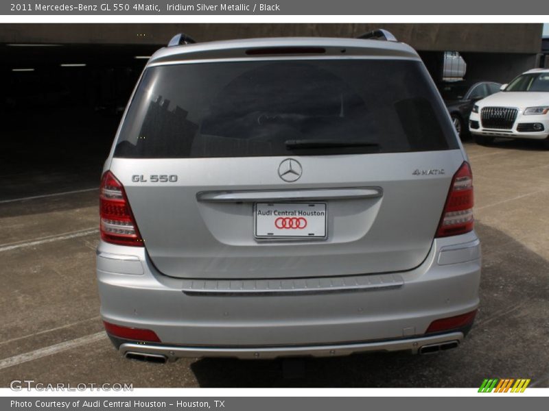 Iridium Silver Metallic / Black 2011 Mercedes-Benz GL 550 4Matic