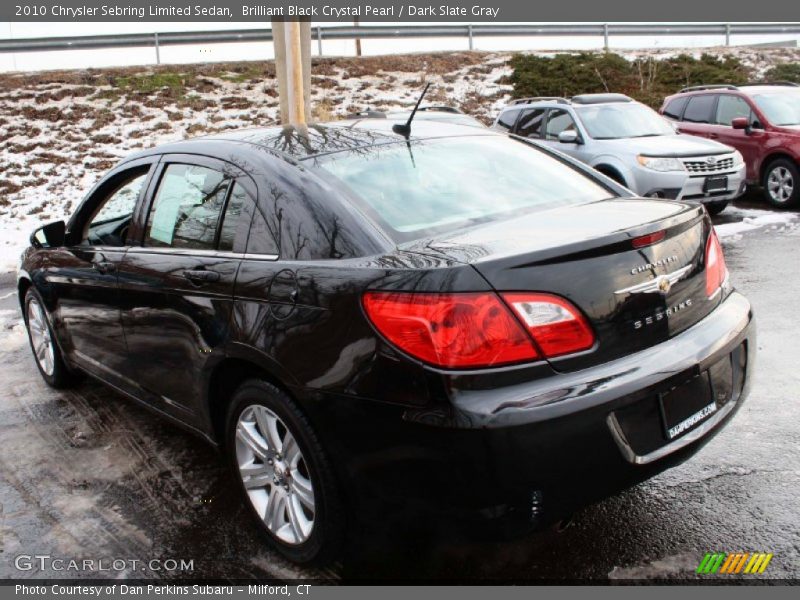 Brilliant Black Crystal Pearl / Dark Slate Gray 2010 Chrysler Sebring Limited Sedan