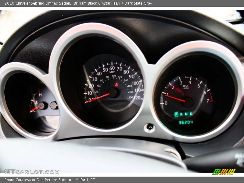  2010 Sebring Limited Sedan Limited Sedan Gauges