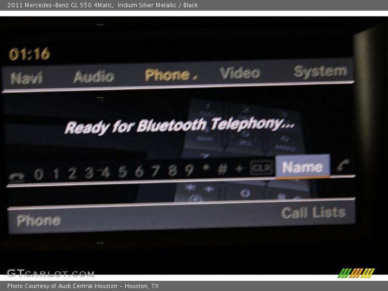 Iridium Silver Metallic / Black 2011 Mercedes-Benz GL 550 4Matic