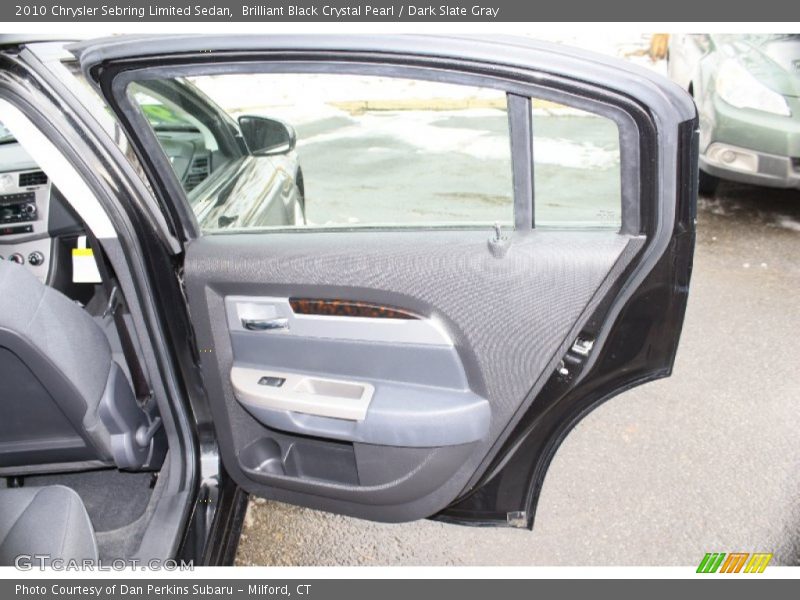 Brilliant Black Crystal Pearl / Dark Slate Gray 2010 Chrysler Sebring Limited Sedan