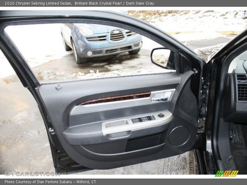 Brilliant Black Crystal Pearl / Dark Slate Gray 2010 Chrysler Sebring Limited Sedan