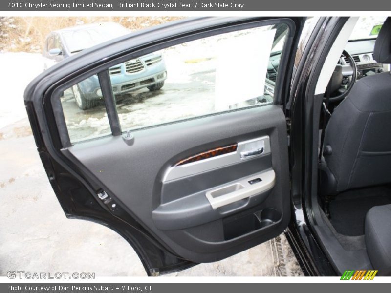 Brilliant Black Crystal Pearl / Dark Slate Gray 2010 Chrysler Sebring Limited Sedan