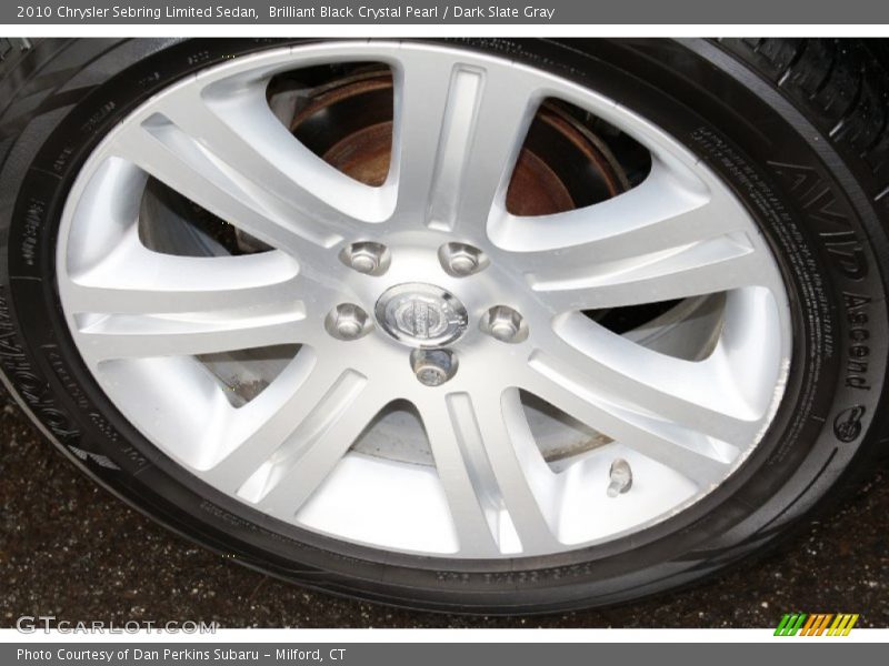 Brilliant Black Crystal Pearl / Dark Slate Gray 2010 Chrysler Sebring Limited Sedan