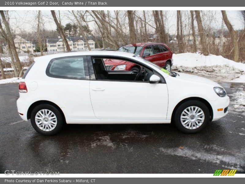 Candy White / Titan Black 2010 Volkswagen Golf 2 Door
