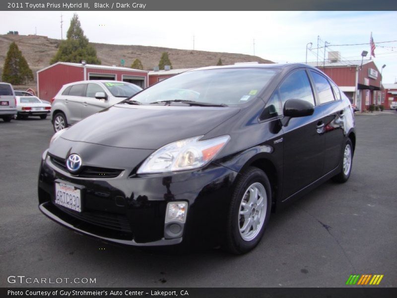 Black / Dark Gray 2011 Toyota Prius Hybrid III