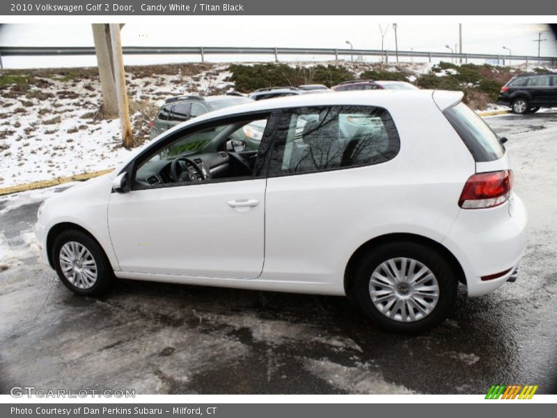 Candy White / Titan Black 2010 Volkswagen Golf 2 Door