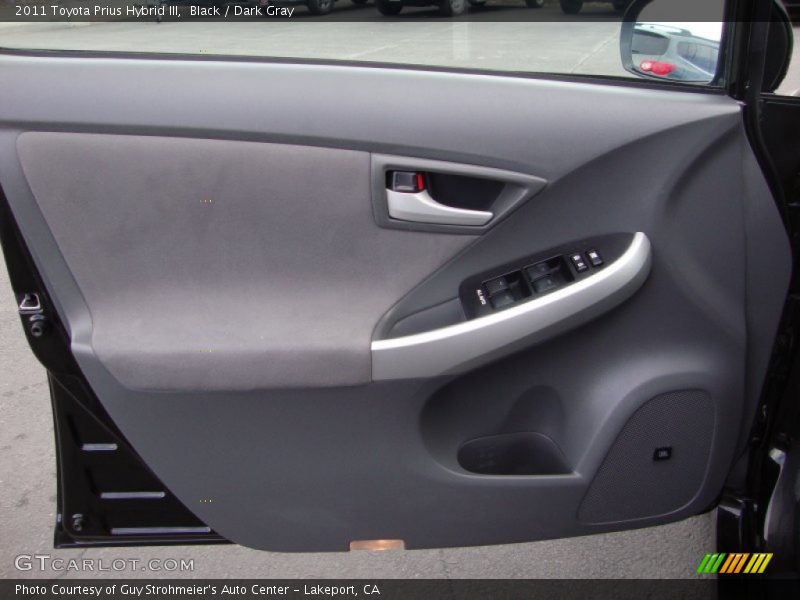 Black / Dark Gray 2011 Toyota Prius Hybrid III
