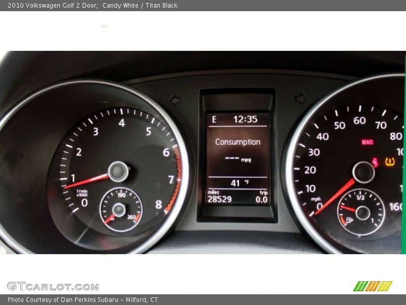 Candy White / Titan Black 2010 Volkswagen Golf 2 Door