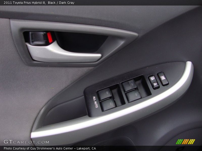 Black / Dark Gray 2011 Toyota Prius Hybrid III