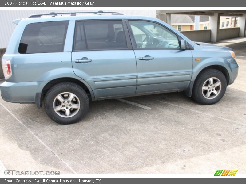 Steel Blue Metallic / Gray 2007 Honda Pilot EX-L