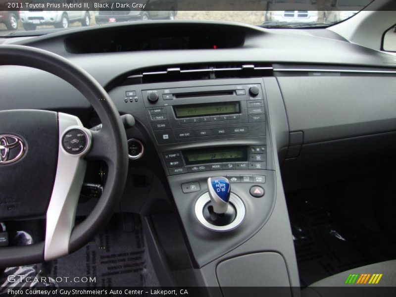 Black / Dark Gray 2011 Toyota Prius Hybrid III