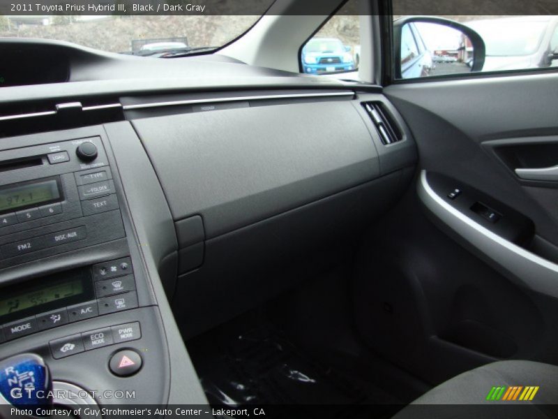 Black / Dark Gray 2011 Toyota Prius Hybrid III