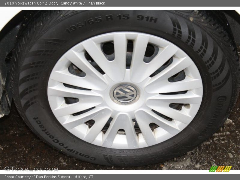 Candy White / Titan Black 2010 Volkswagen Golf 2 Door