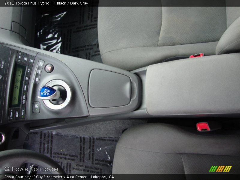 Black / Dark Gray 2011 Toyota Prius Hybrid III