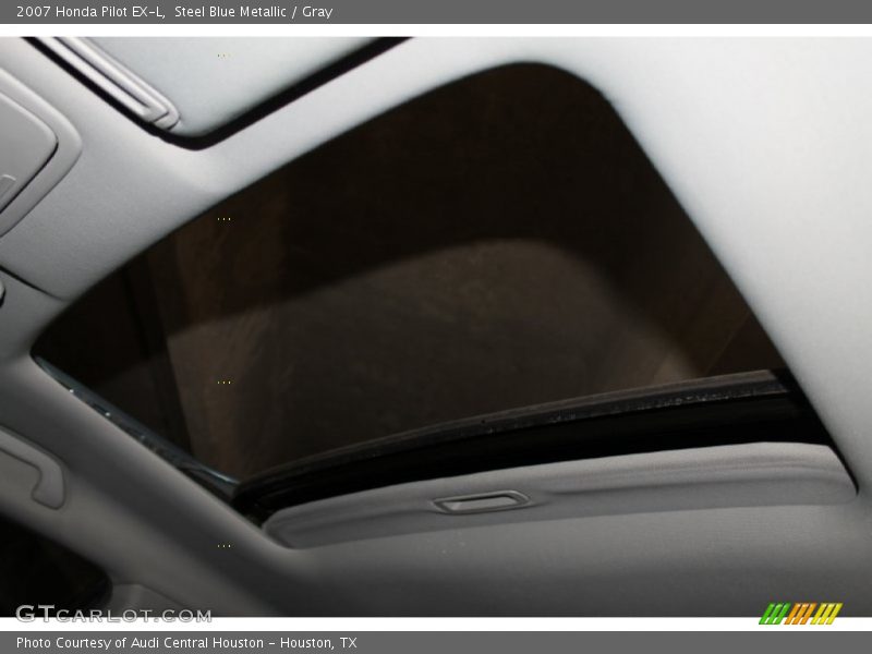 Steel Blue Metallic / Gray 2007 Honda Pilot EX-L