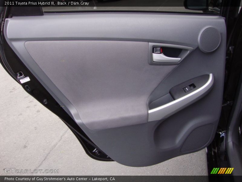 Black / Dark Gray 2011 Toyota Prius Hybrid III