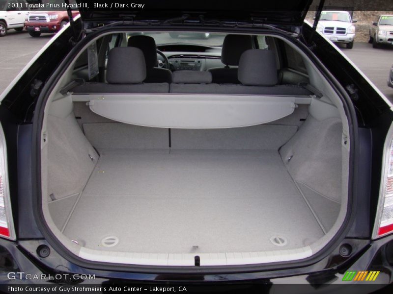 Black / Dark Gray 2011 Toyota Prius Hybrid III
