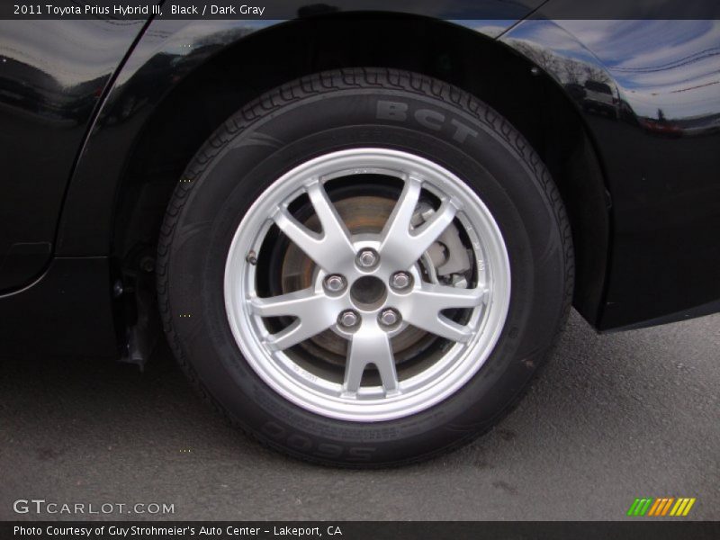 Black / Dark Gray 2011 Toyota Prius Hybrid III