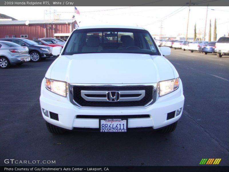 White / Gray 2009 Honda Ridgeline RTS