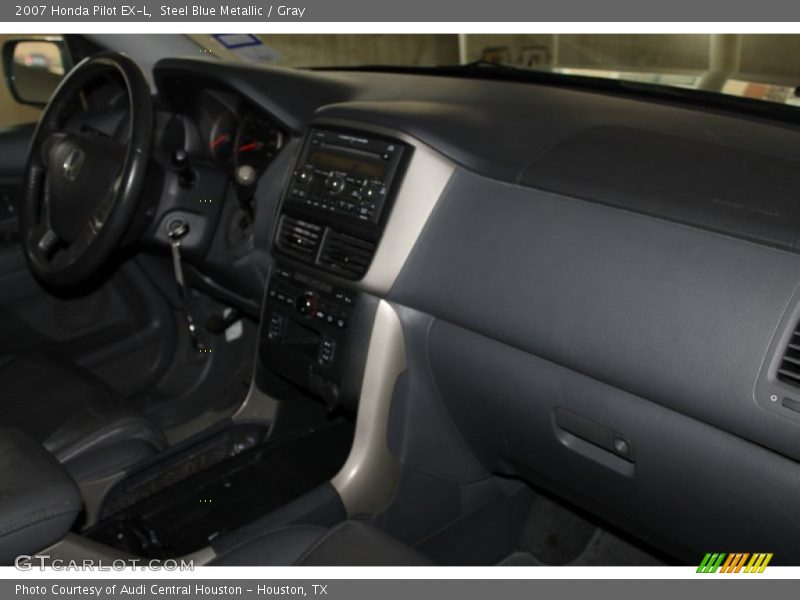 Steel Blue Metallic / Gray 2007 Honda Pilot EX-L