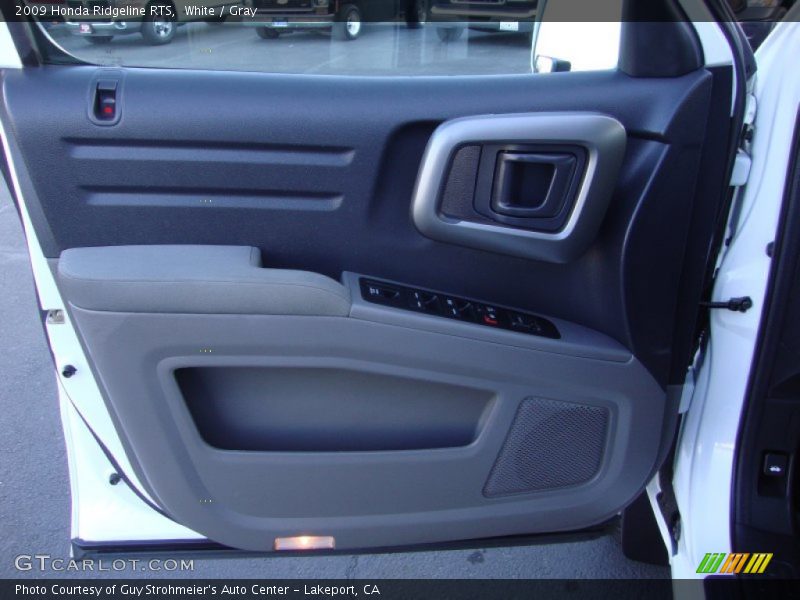 White / Gray 2009 Honda Ridgeline RTS