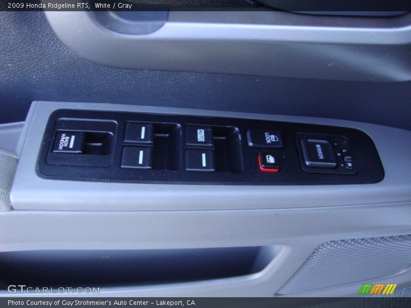 White / Gray 2009 Honda Ridgeline RTS