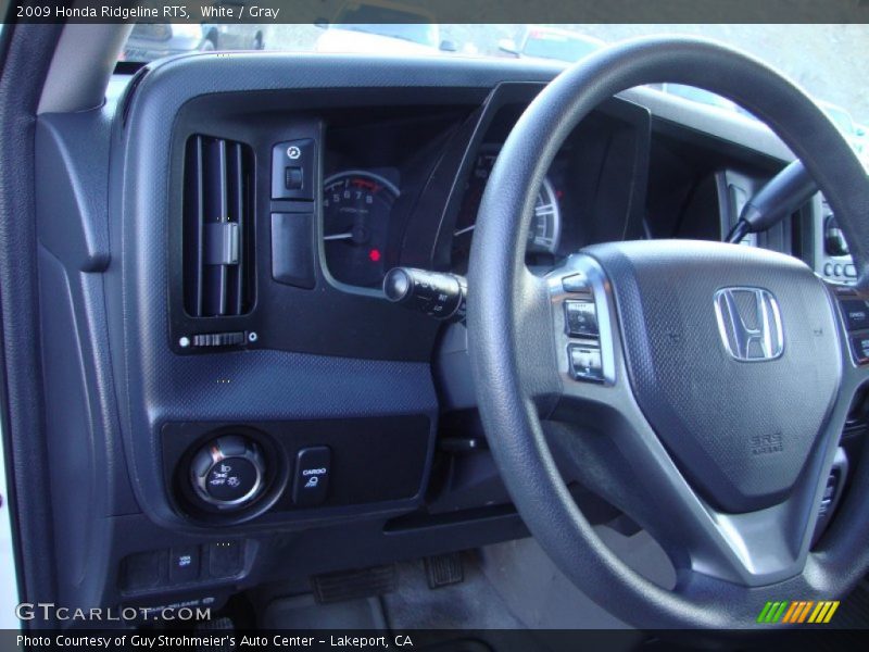 White / Gray 2009 Honda Ridgeline RTS