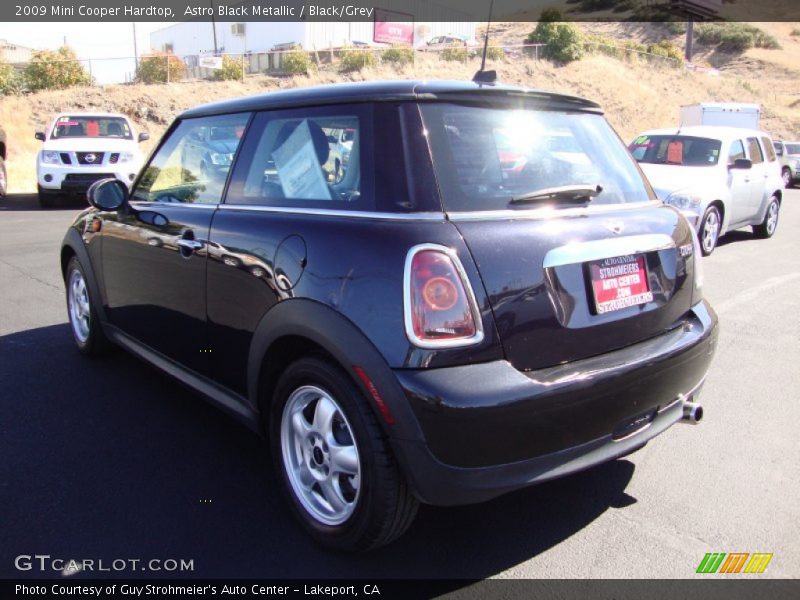 Astro Black Metallic / Black/Grey 2009 Mini Cooper Hardtop