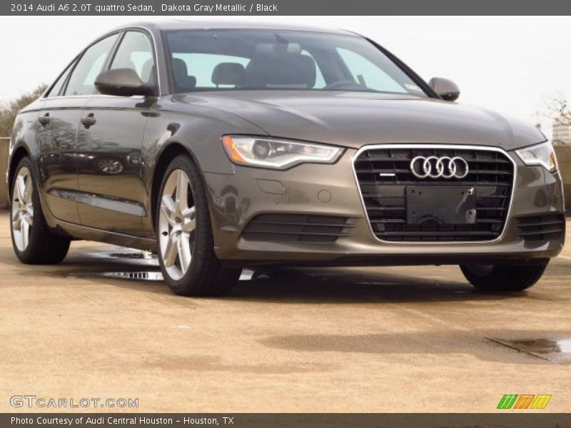 Dakota Gray Metallic / Black 2014 Audi A6 2.0T quattro Sedan