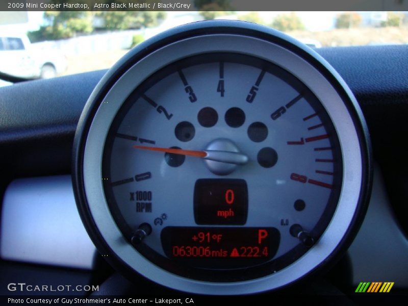 Astro Black Metallic / Black/Grey 2009 Mini Cooper Hardtop