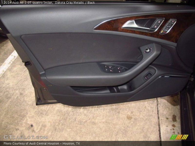 Dakota Gray Metallic / Black 2014 Audi A6 2.0T quattro Sedan