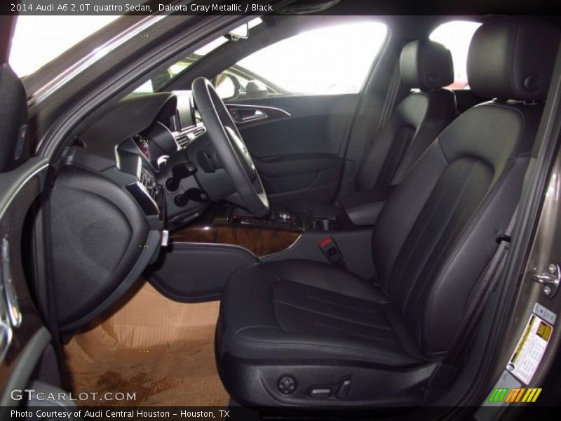 Dakota Gray Metallic / Black 2014 Audi A6 2.0T quattro Sedan