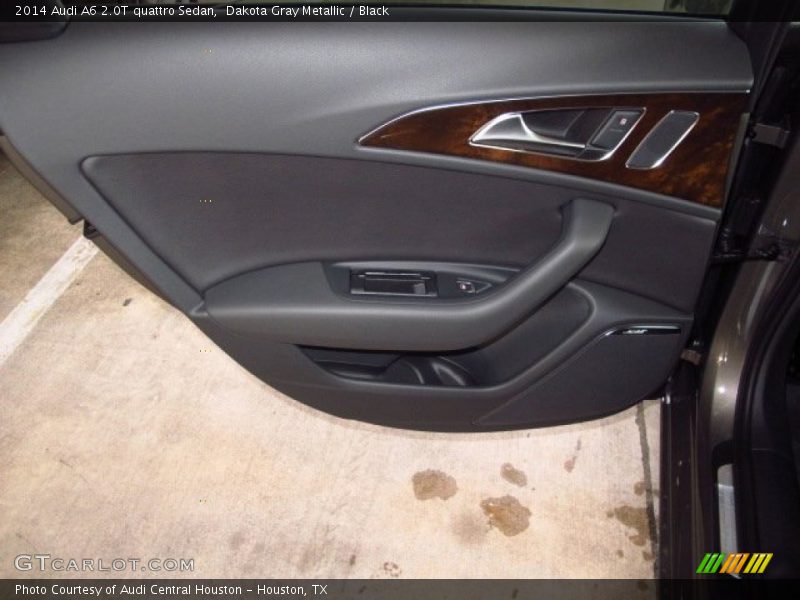 Dakota Gray Metallic / Black 2014 Audi A6 2.0T quattro Sedan