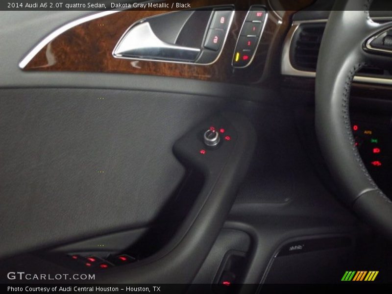 Dakota Gray Metallic / Black 2014 Audi A6 2.0T quattro Sedan