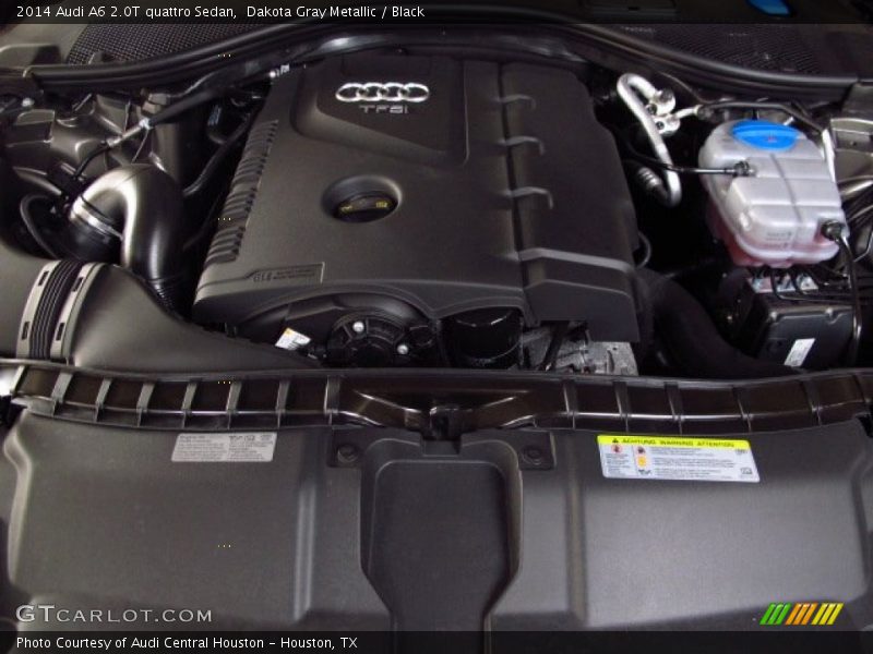 Dakota Gray Metallic / Black 2014 Audi A6 2.0T quattro Sedan