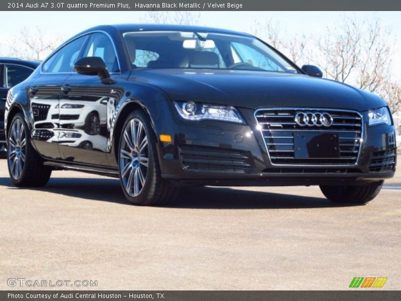 Havanna Black Metallic / Velvet Beige 2014 Audi A7 3.0T quattro Premium Plus