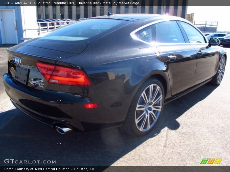 Havanna Black Metallic / Velvet Beige 2014 Audi A7 3.0T quattro Premium Plus