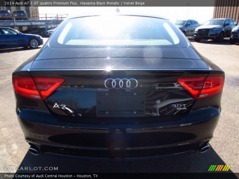Havanna Black Metallic / Velvet Beige 2014 Audi A7 3.0T quattro Premium Plus