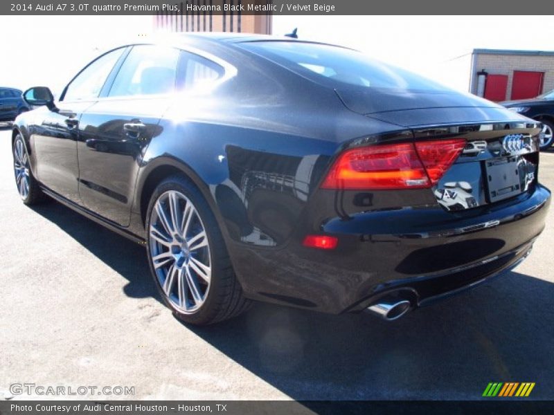 Havanna Black Metallic / Velvet Beige 2014 Audi A7 3.0T quattro Premium Plus