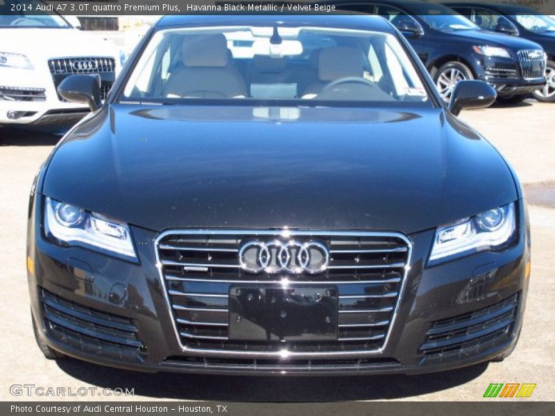 Havanna Black Metallic / Velvet Beige 2014 Audi A7 3.0T quattro Premium Plus