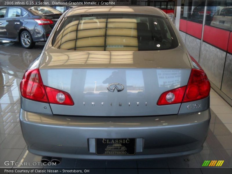 Diamond Graphite Metallic / Graphite 2006 Infiniti G 35 x Sedan
