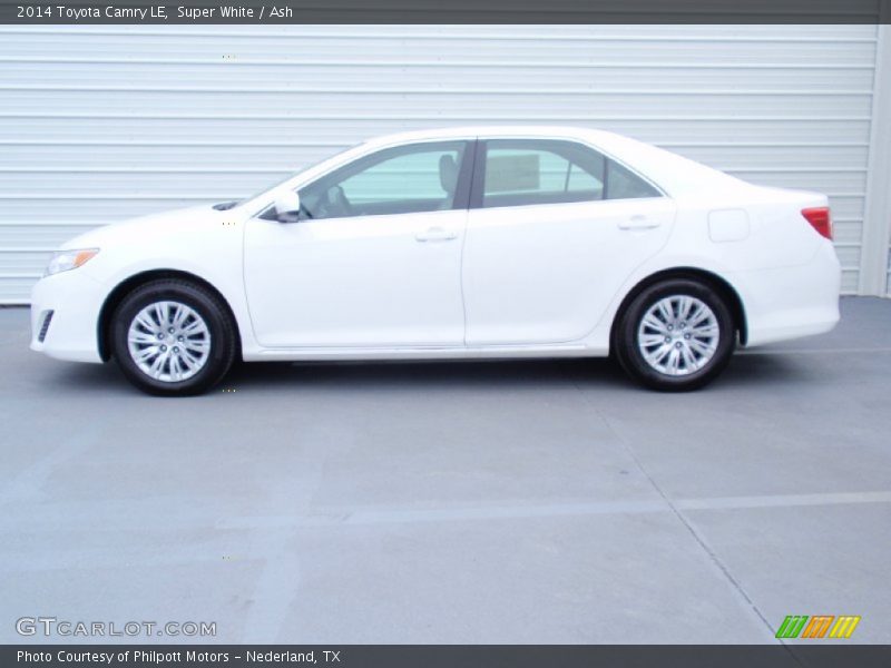 Super White / Ash 2014 Toyota Camry LE