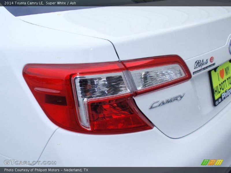 Super White / Ash 2014 Toyota Camry LE